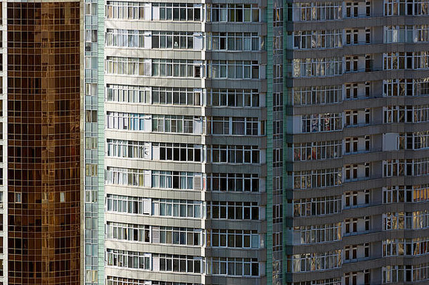 住宅细胞旅馆建筑现代简约体系结构很多广场玻璃窗户颜色建筑节奏