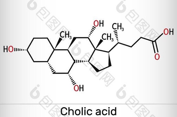 胆的酸给分子主要主甚至酸生产肝营养补充结构化学公式vecto