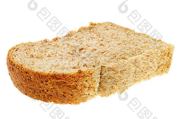 片用全麦面粉做的面包