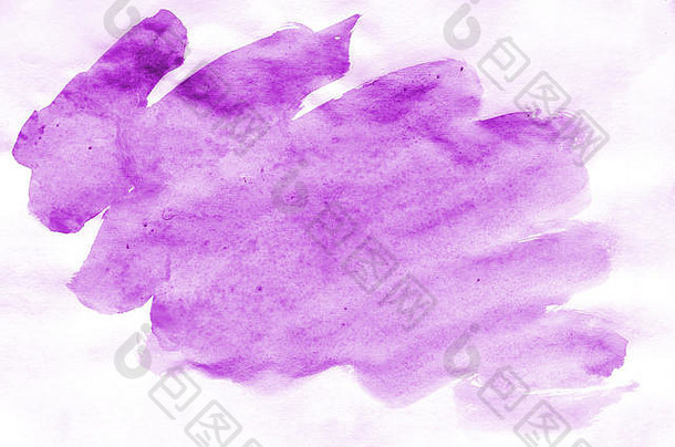 水彩摘要图像背景设计矩形文档标准比例作文明亮的水彩点紫色的