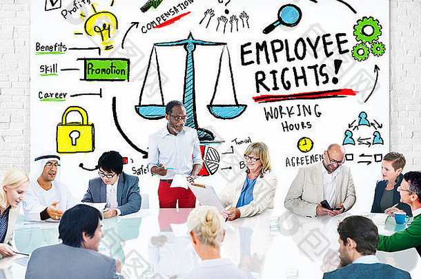 员工权利就业平等工作业务会议概念