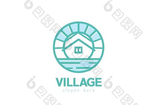 村房子标志