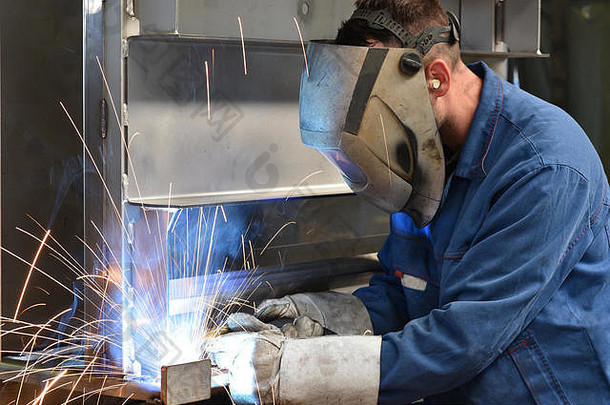 焊机作品金属建设建设处理钢组件