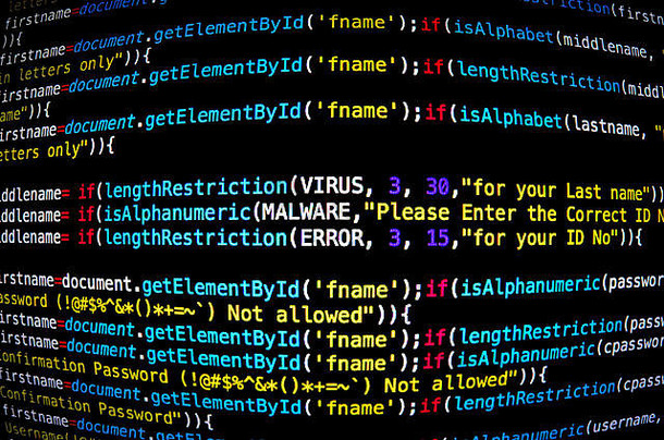 桌面源代码摘要技术背景开发人员编程编码电脑病毒恶意软件攻击