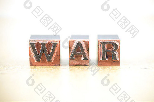 词战争拼写凸版印刷的信