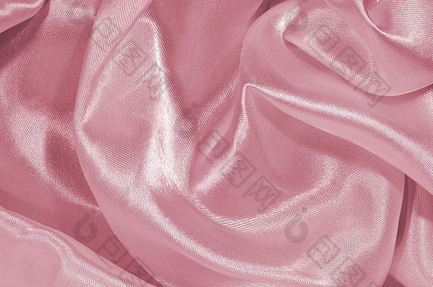 摘要背景代表合成丝绸纺织纹理模式粉红色的