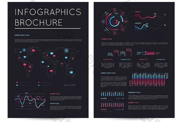 金融宣传册infographics