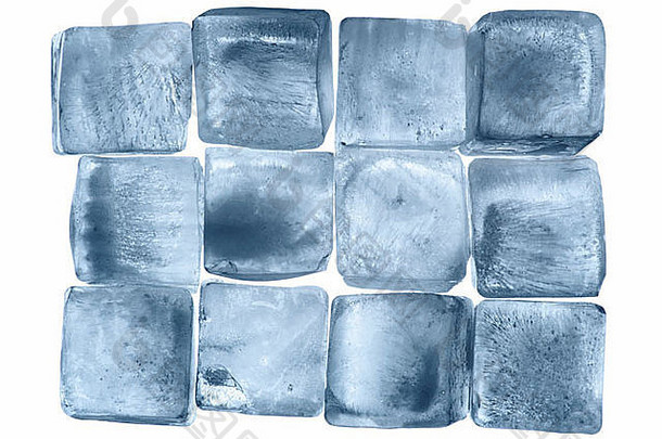 冰多维数据集真正的冰塑料