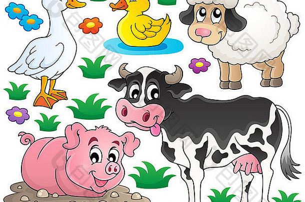 农场动物集图片插图