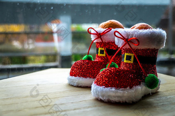 健康的圣诞节治疗普通话圣诞老人鞋