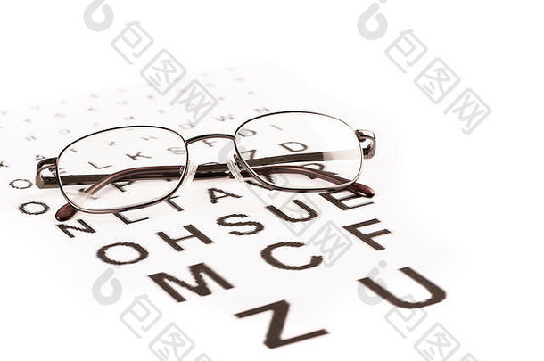 视线测试眼镜愿景测试眼科医生