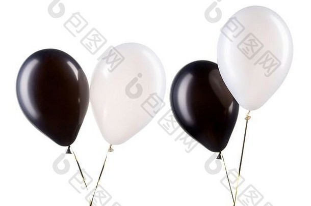 集五彩缤纷的氦气球元素装饰聚会，派对
