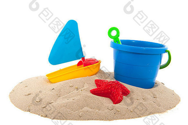 玩具沙子海滩盒子