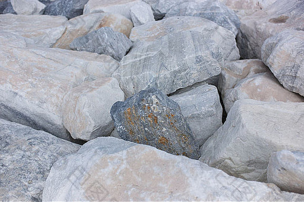 大理石片段自然石头石头纹理石头模式石头背景弓