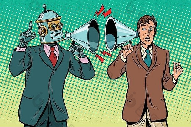 人工情报机器人说话人类