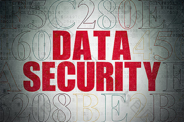 安全概念数据安全数字纸背景