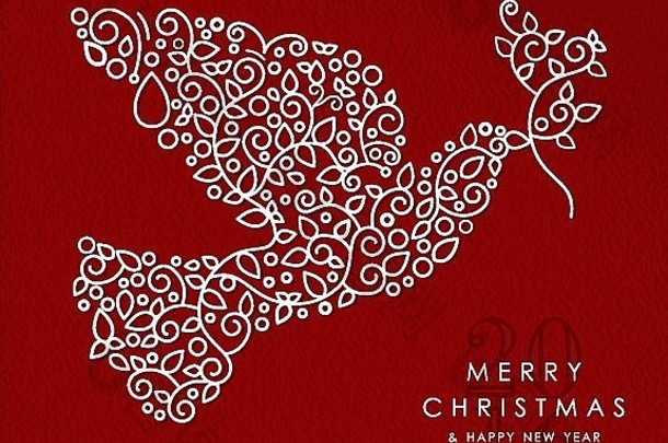 快乐圣诞节快乐一年艺术德科在哪里鸟形状使大纲字母组合风格简单的圣诞节饰品理想的