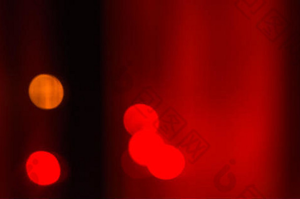 摘要模糊背景红色的光点黑色的网络横幅元素设计