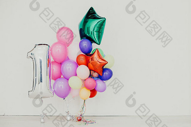 气球礼物生日庆祝活动霍利迪