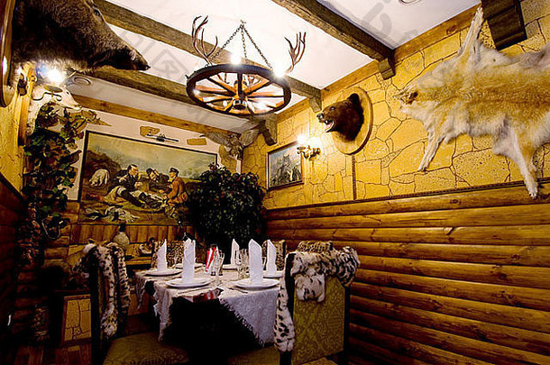 餐厅传统的风格乌克兰