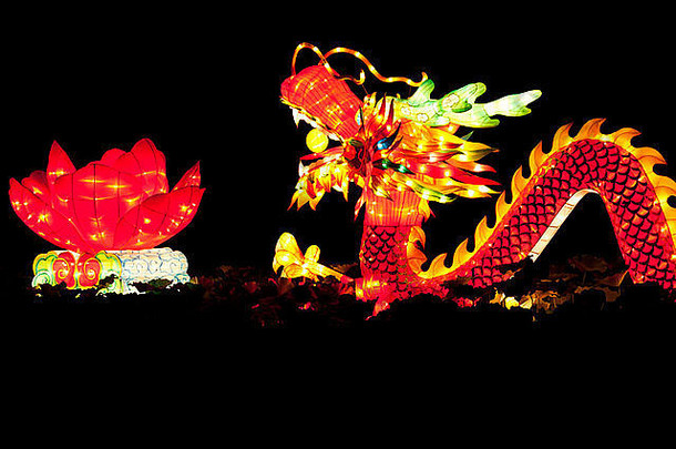 节日龙灯笼庆祝活动中国人一年