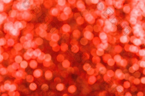 散焦摘要红色的圣诞节背景