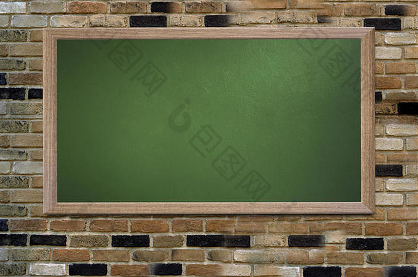空白学校黑板上难看的东西<strong>墙</strong>输入文本数据木框架概念教育