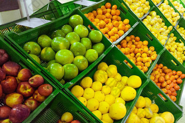 亚热带水果市场