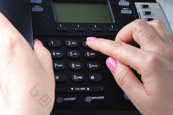 电话拨号联系客户服务概念选择焦点