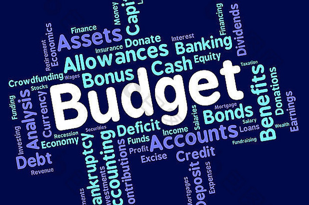 预算单词代表预算金融会计