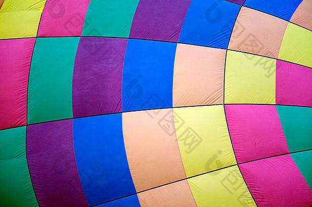 颜色热空气<strong>气球</strong>纹理背景水平复制空间