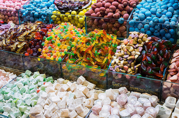 糖果香料埃及集市伊斯坦布尔