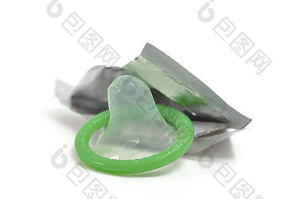 绿色避孕套