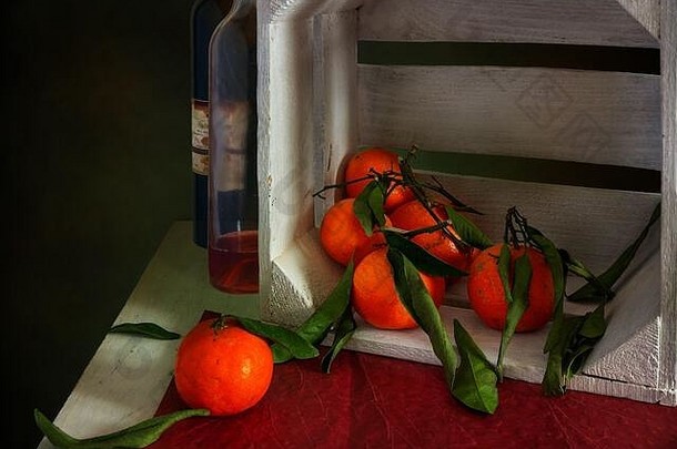 生活<strong>橘子</strong>瓶喝盒子成熟的柑橘类水果美味的食物喝甜点