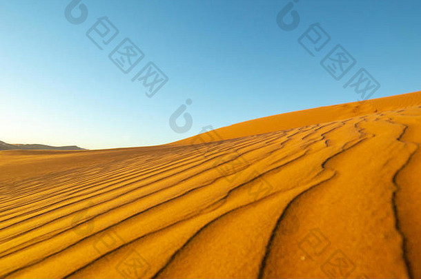 长风形成涟漪影子定义边缘沙丘隐藏的奉承索苏斯弗利纳米比亚