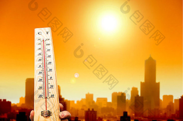 热波城市手显示温度计高温度
