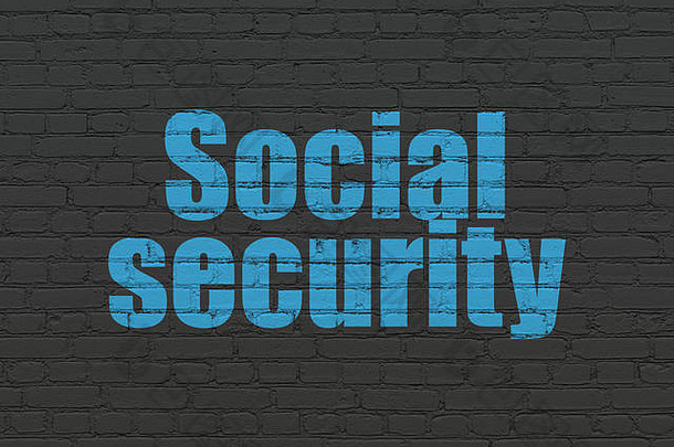 安全概念社会安全墙背景