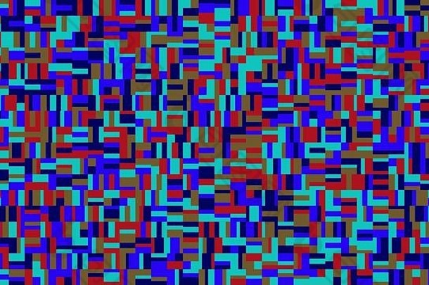 随机矩形马赛克模式网页背景色彩斑斓的多边形摘要向量图形形式矩形