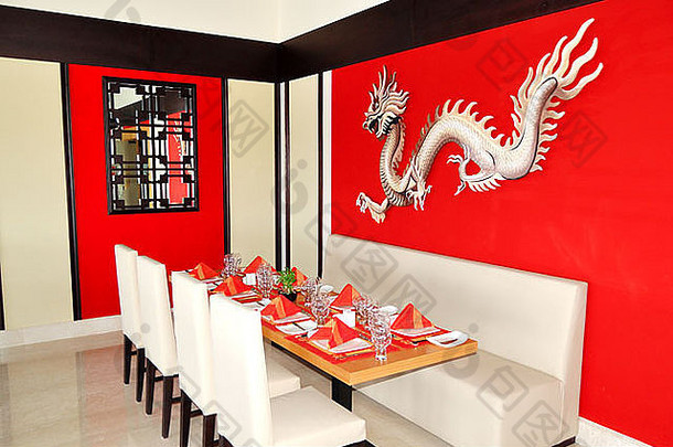 中国人餐厅室内奢侈品酒店拉Khaimah阿联酋