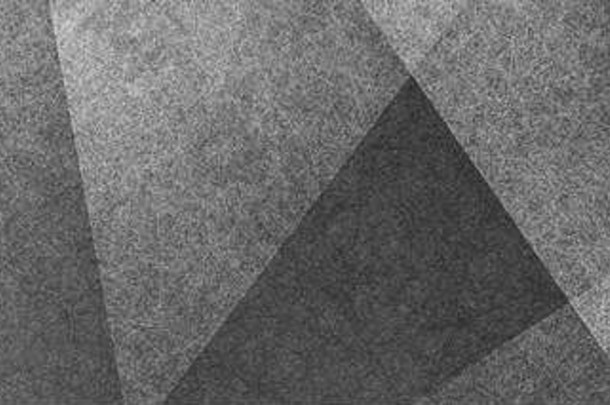 摘要现代背景黑色的白色颜色当代三角形广场块形状分层随机几何艺术模式