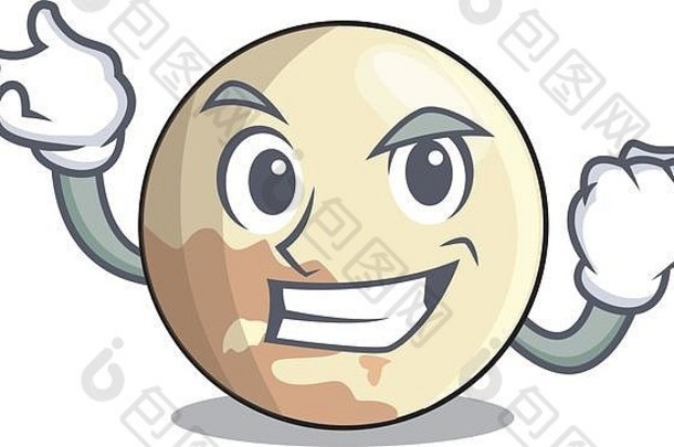 成功的图像地球冥王星字符