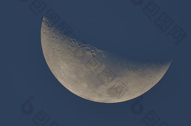 视图月亮望远镜
