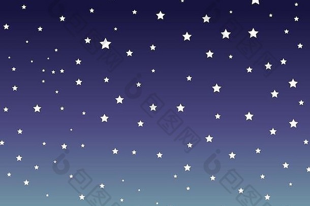星星背景壁纸晚上场景理想的壁纸背景纹理印刷