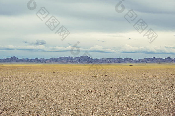 难以置信的景观戈壁沙漠蒙古