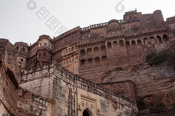 梅兰加尔堡不之堡位于焦特布尔拉贾斯坦邦