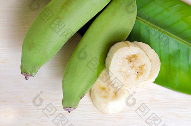 香蕉的名字摩西acuminata摩西巴尔比西亚纳香蕉摩西paradisiaca水果香蕉叶木董事会