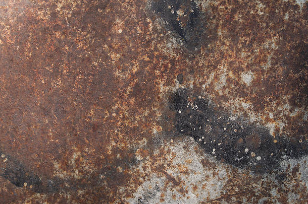 生锈的金属表面被遗弃的车棕色（的）rustty纹理