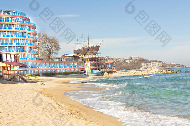 圣康斯坦丁海伦保加利亚4月海滩<strong>酒店</strong>azalia圣康斯坦丁海伦最古老的海度假胜地保加利亚