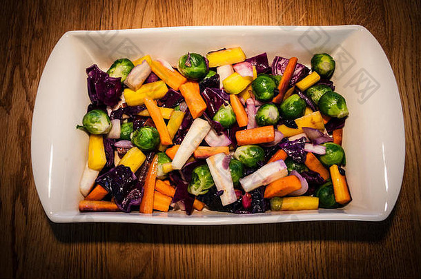 冬天蔬菜烤箱