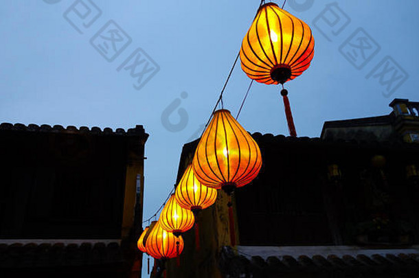嗨越南丝绸灯笼